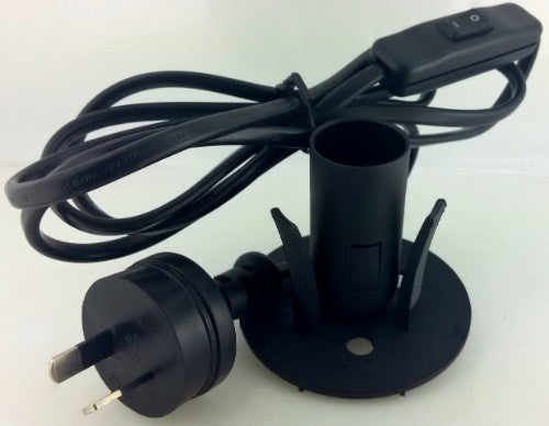 Salt Lamp Cable with Switch for 1.5kg to 70kg lamps, Australian safety-certified, durable design for easy control.
