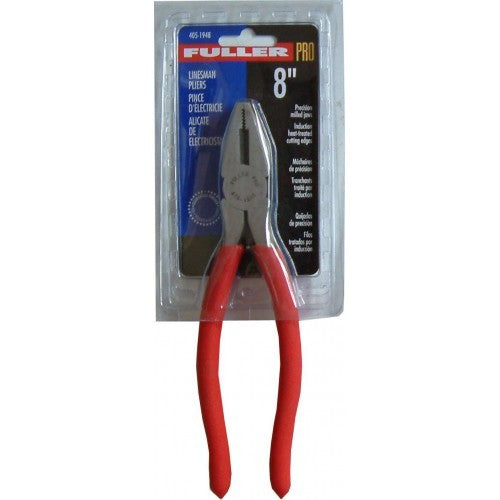Combination Pliers Fuller 8" No. 194 with strong jaws, insulated grip, ideal for gripping, twisting, and cutting wire.