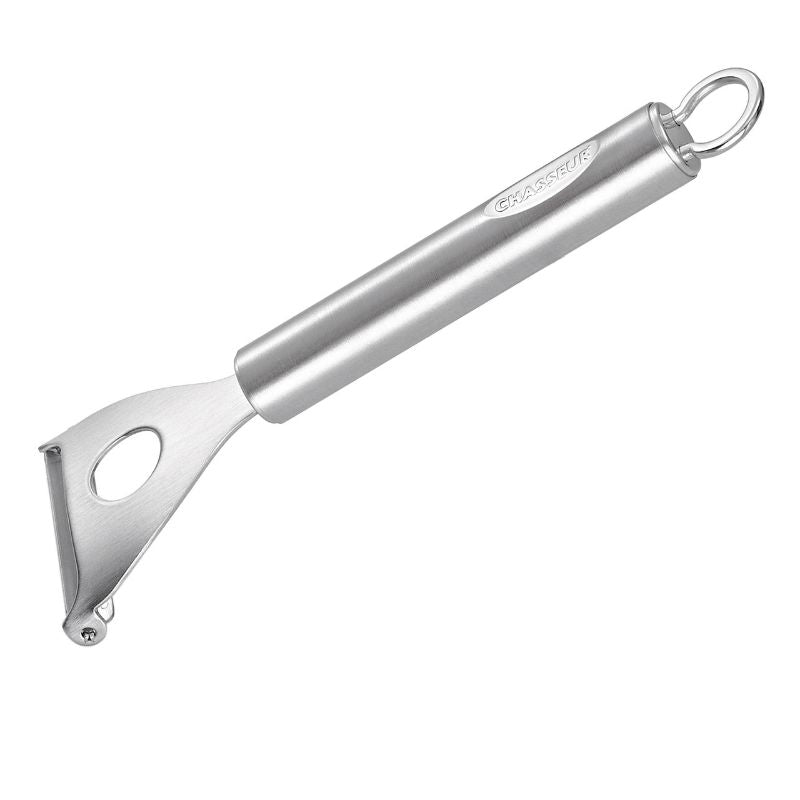 Elegant Y Peeler by Chasseur, crafted from durable stainless steel for effortless vegetable peeling and stylish kitchen efficiency.