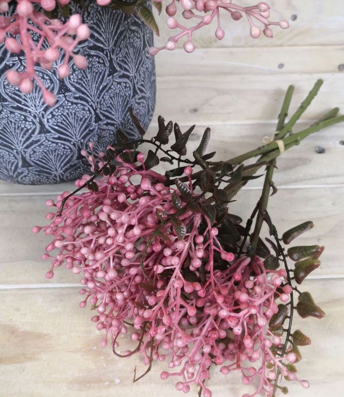 Vibrant orange artificial seed bundle, perfect for home decor, floral arrangements, or crafting projects.