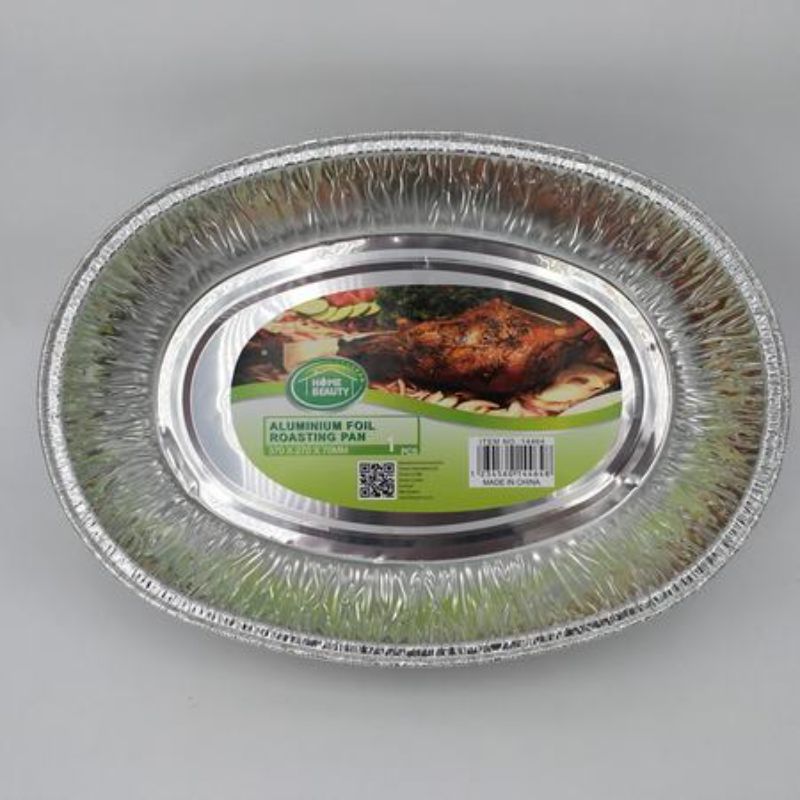 Set of 12 disposable aluminum foil roasting pans, perfect for BBQs, baking, and easy clean-up. Dimensions 370 x 250 x 45mm.