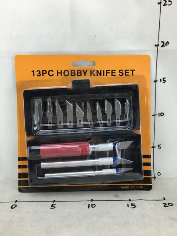 Versatile 13-piece cutting knife set featuring durable, ergonomic knives for precision in cooking and crafting tasks.
