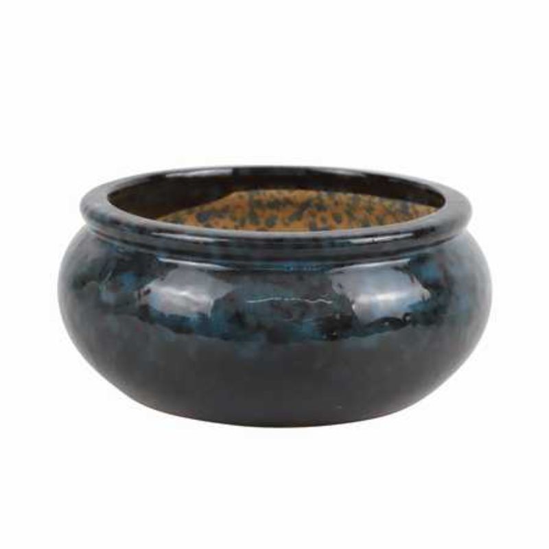 Set of 12 stylish flower pots (14x6.5CM) for indoor/outdoor gardening, featuring drainage holes for healthy plant growth.