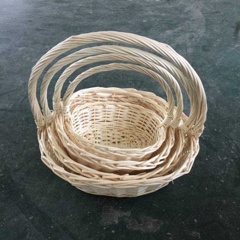 Elegant 4-piece fruit basket set for stylish fruit presentation and storage, perfect for any occasion at home or entertaining.