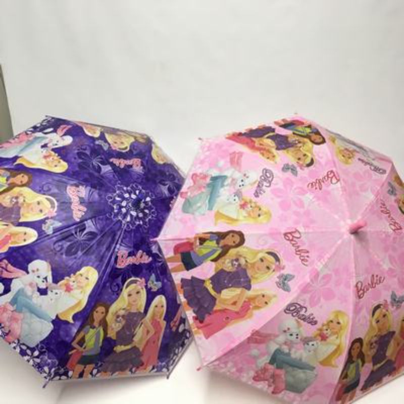 Set of 12 colorful kids' umbrellas, 48.5cm each, perfect for little hands on rainy days.