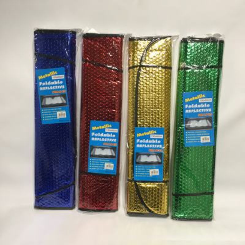 Vibrant set of 12 double-sided sun shades, 130cm, perfect for outdoor gatherings with UV protection and colorful designs.