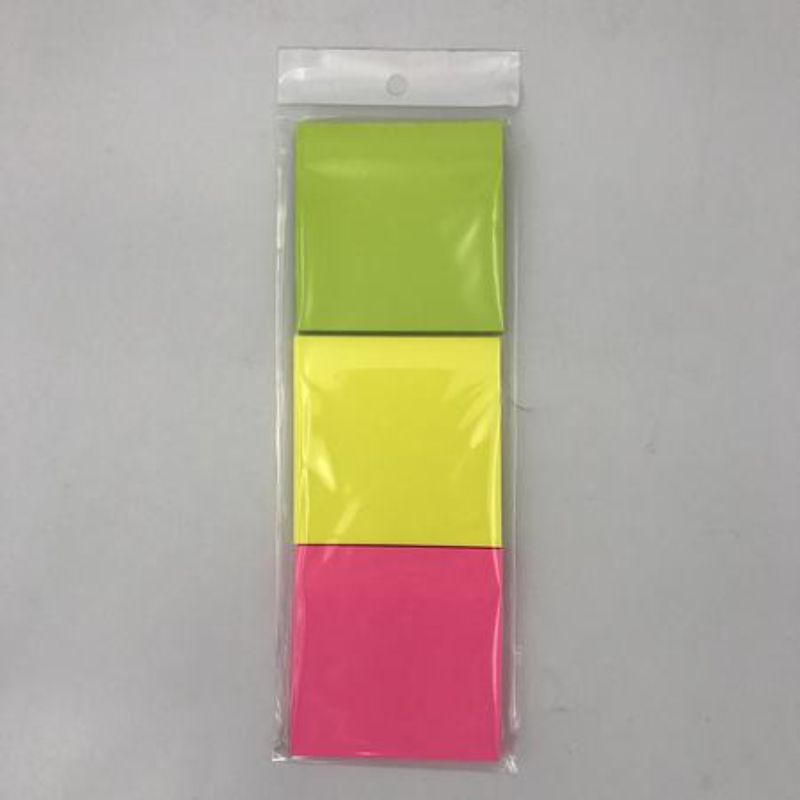 Colorful 3 x 3cm notepads in 12 packs for quick notes, reminders, and organization in any workspace.
