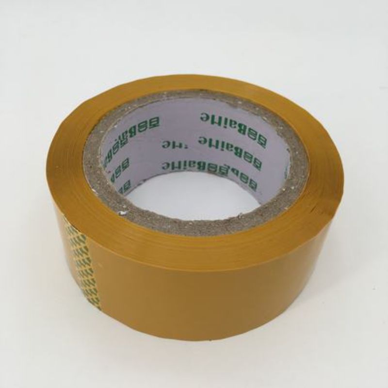 Bright yellow cellotape set of 12 rolls, each 8cm wide and 120m long, perfect for crafting and packaging.