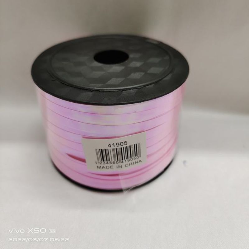 Vibrant 0.5cm ribbons in five colors, perfect for crafting, gift wrapping, and DIY projects. Durable and elegant.