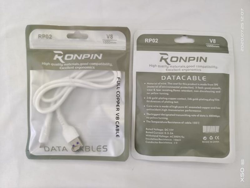 Set of 12 durable 1m V8 micro USB cables for fast charging and reliable data transfer across devices.