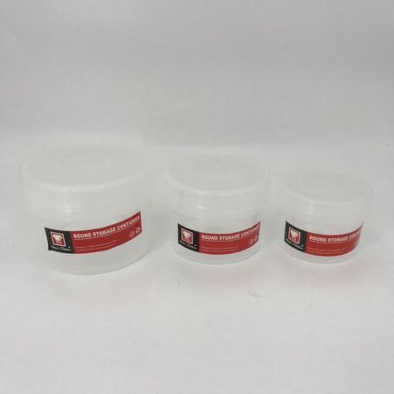 Set of 12 BPA-free plastic storage containers in 400ML, 700ML, and 1000ML, perfect for organizing food and meal prep.