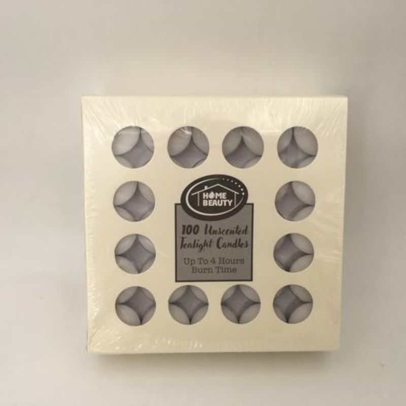 Premium tealight candles (600 pcs) offering 4-hour burn time, perfect for creating a warm ambiance for any occasion.