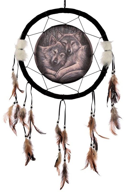 Colorful 33cm dreamcatcher by Lisa Parker, featuring intricate designs symbolizing loyalty and positive energy for home decor.