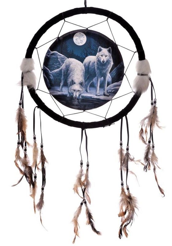 Enchanting 33cm dreamcatcher featuring Lisa Parker's winter-inspired designs, perfect for home decor and sweet dreams.