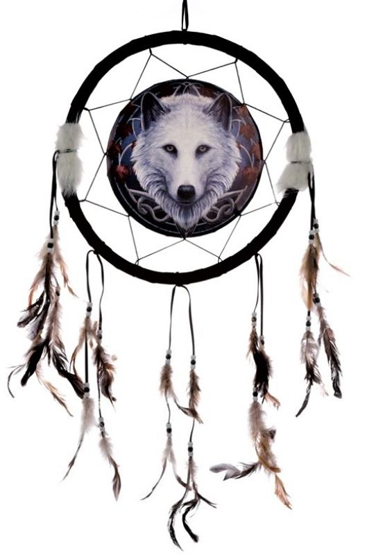 LISA PARKER Guardian of the Falls dreamcatcher, 33cm, intricately designed for spiritual decor and protection.