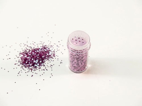 Lavender ultra-fine glitter in 250gm, perfect for adding shimmer to crafts, scrapbooking, and festive decorations.