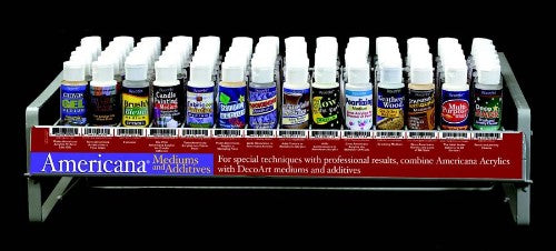 Decoart 2oz Candle Painting Medium bottle designed for flawless acrylic paint adherence on slick surfaces.