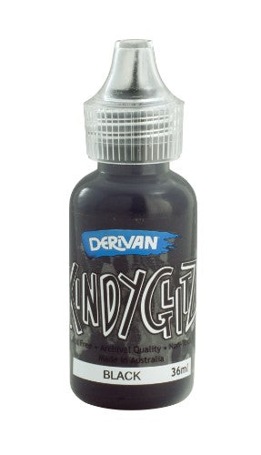 Black glitter glue in 5 x 36ml tubes, perfect for crafting, cardmaking, and scrapbooking, safe and non-toxic for kids.