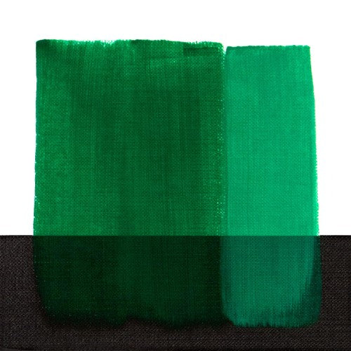 Vibrant 60ml Green Lake oil paint by Maimeri, featuring pure pigments for smooth application and excellent blending.