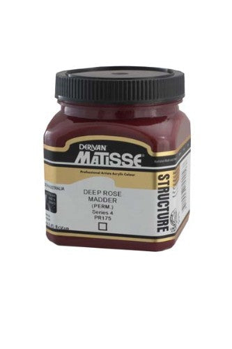 Acrylic paint in Deep Rose Madder, ideal for vibrant textures and layers, perfect for professional and hobbyist artists.