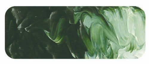 Aust Olive Green Matisse Flow acrylic paint in a 75ml bottle, perfect for fluid brushwork and airbrush techniques.