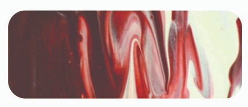 A bottle of Matisse Flow 75ml Permanent Maroon S6 acrylic paint, showcasing its rich maroon color and ideal for detailed artwork.