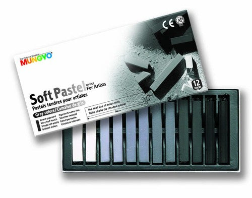 Mungyo Greytone Pastels set featuring 46 vibrant colors, ideal for artists seeking quality and versatility in their creations.