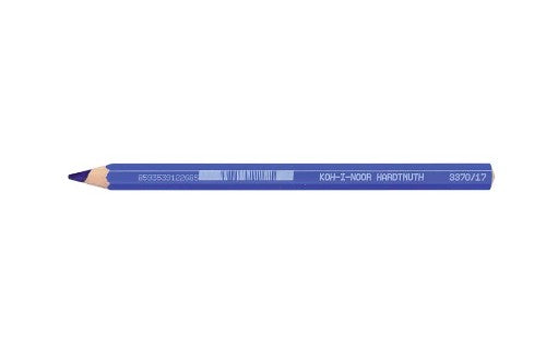 Vibrant Cobalt Blue Mondeluz Aquarelle Pencil, water-soluble, hexagonal shape for easy grip, ideal for blending and watercolor effects.