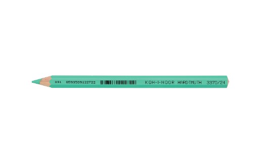 Mondeluz Aquarelle Pencil in Pea Green: vibrant, water-soluble pencil with soft lead for rich color and versatile artistic effects.