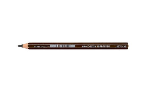 Dark brown Mondeluz Aquarelle Pencil with soft, water-soluble pigments for versatile wet and dry art techniques.
