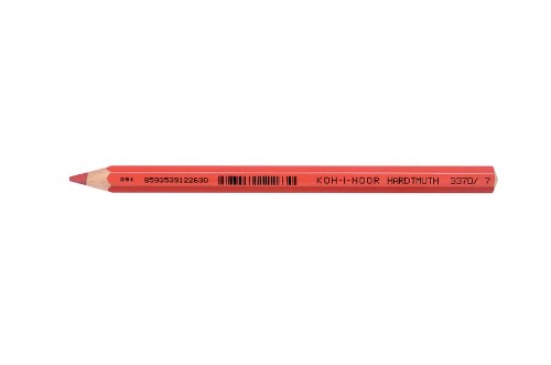 Mondeluz Aquarelle Pencil in Carmine Red, a vibrant water-soluble pencil ideal for blending and watercolor effects.