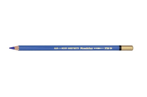 Mondeluz Aquarelle Pencil in Cobalt Dark, a water-soluble pencil for vibrant watercolor effects with a rich pigment core.