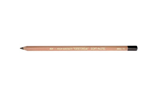 Soft Pastel Chalk Pencil in Van Dyke Brown, featuring a 4.2mm lead for detailed artistry and rich, lightfast pigments.
