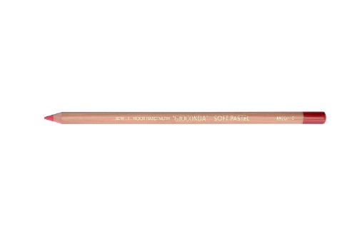 Soft Pastel Chalk Pencil in Carmine, featuring a 4.2mm lead for bold strokes and details, ideal for all artists.