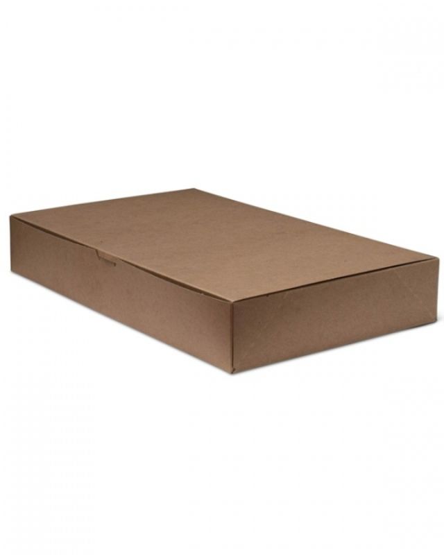 Natural kraft flip-top gift boxes, 305x483x76mm, pack of 50, eco-friendly, elegant design for various gifting occasions.