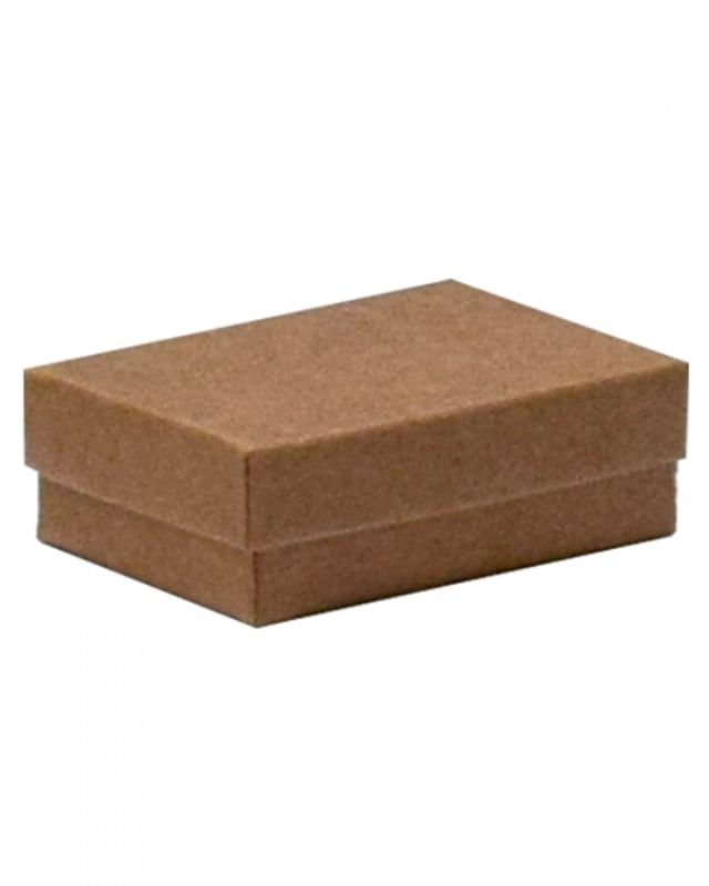 Eco-friendly natural kraft gift boxes with cotton fill, 54x79x25mm, sturdy and stylish for gifts and small items, pack of 100.