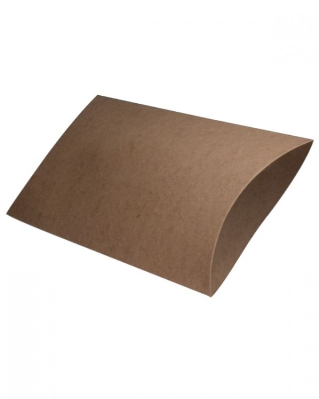 Eco-friendly natural kraft pillow boxes, 432x279x64mm, pack of 50 for stylish gift packaging.