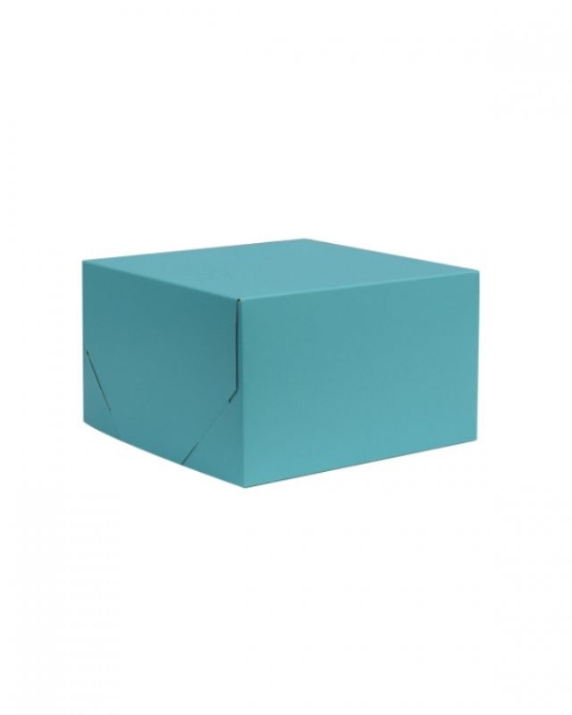 Two-piece Aqua Marine gift boxes, measuring 203x203x152mm, eco-friendly, sturdy, and perfect for various gifting occasions.