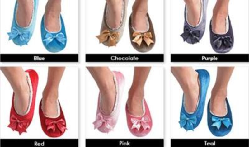 Cozy velvet bow slipper socks in assorted colors, perfect for lounging and adding style to your homewear collection.