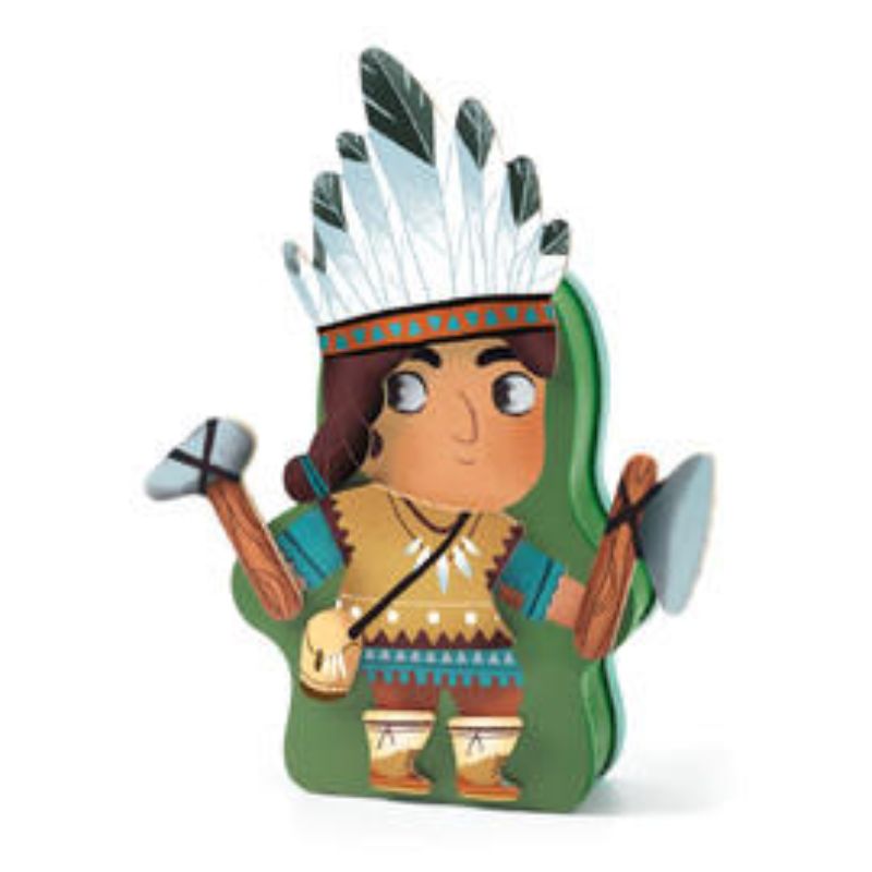 Magnetic adventure set by Djeco featuring colorful pieces for pirate and wild-west themed creative play.