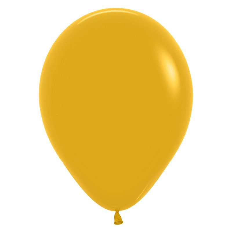 Latex Balloon - Sempertex Fashion Mustard (12cm)(Pack of - 50)