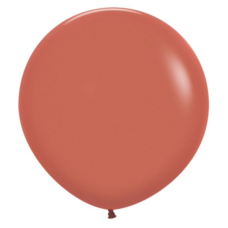 Latex Balloon - Sempertex Fashion TERRACOTTA (60cm)(Pack of - 3)
