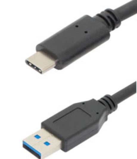 Digitus USB Type-C to USB Type A cable, 1m length, 10 Gbps, supports fast data transfer and 3A power delivery.