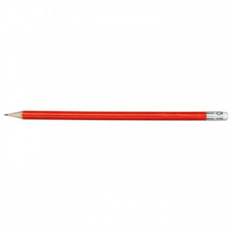 Set of 100 vibrant red HB pencils with erasers, perfect for students and artists, offering smooth writing and comfort.