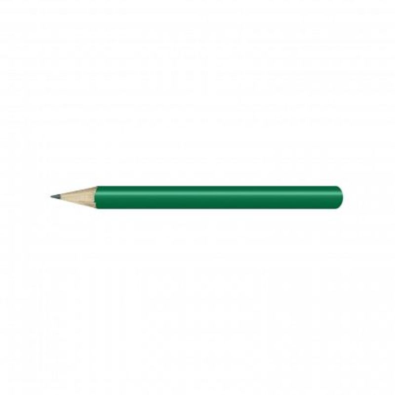 Set of 100 vibrant green HB mini pencils, perfect for writing, sketching, and easy to carry.