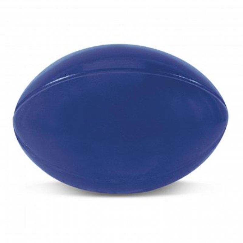 Dark blue stress rugby balls set of 30, made from soft polyurethane for stress relief and relaxation at home, school, or office.