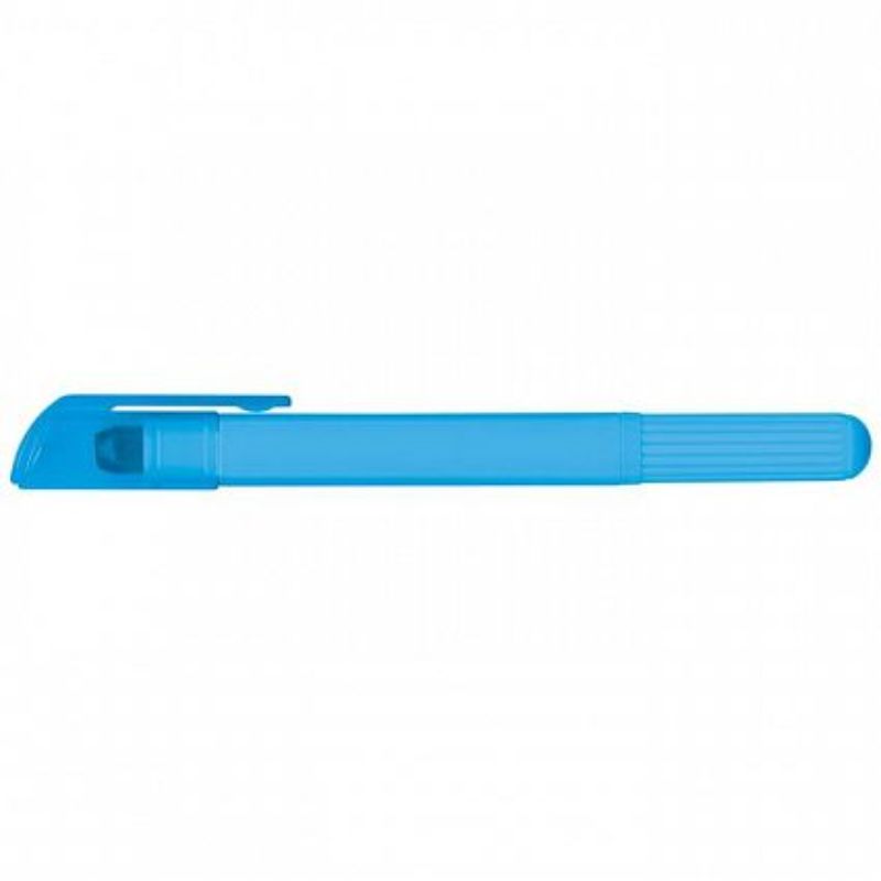 Light blue wax highlighters in a set of 50, featuring a long-lasting, vibrant fluorescent formula with convenient clips.