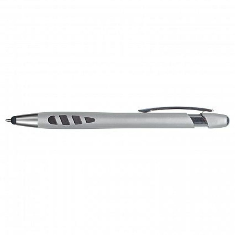 Set of 50 silver Havana stylus pens featuring a retractable design, comfortable grip, and high-quality touch screen stylus.