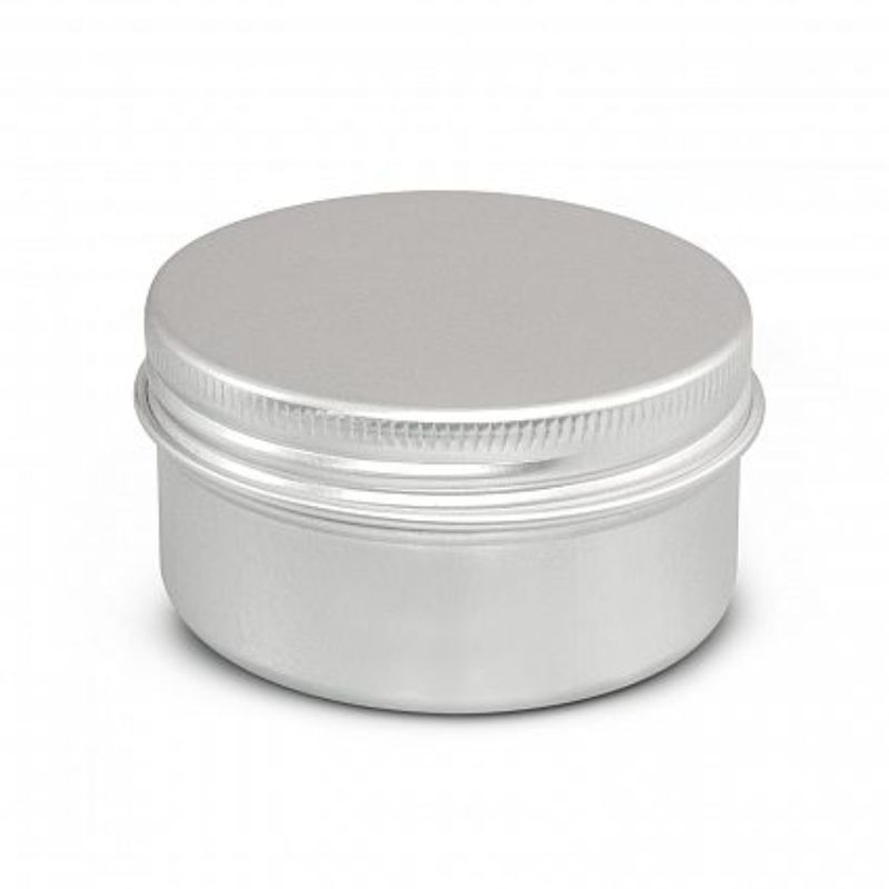 Set of 30 silver citronella candles in metal tins, perfect for outdoor use to repel insects and enhance ambiance.