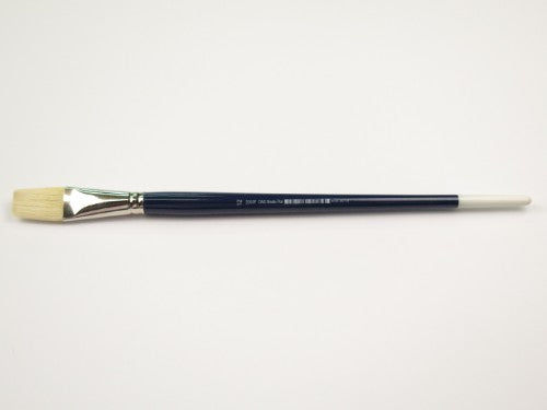 Artist Brush - Das S2003f Bristle Flat #12, versatile flat brush ideal for detailing and washes in watercolor, acrylic, and oil paints.